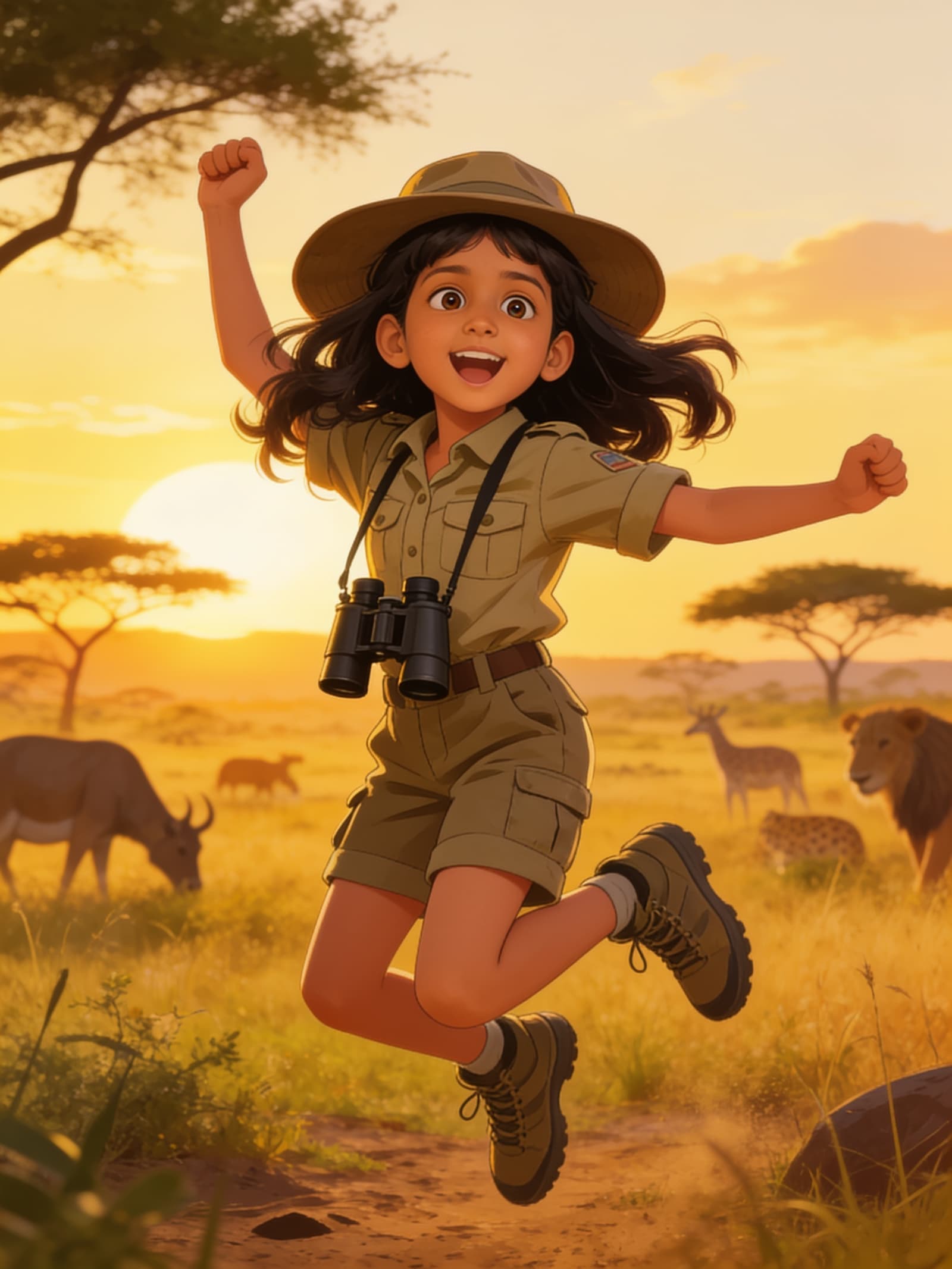 Shreya's Wild Safari Adventure