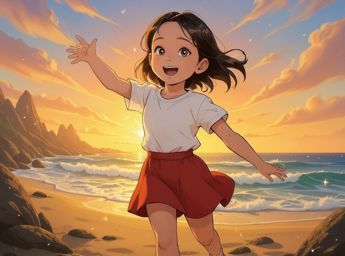 Aahana's Magical Beach Adventure